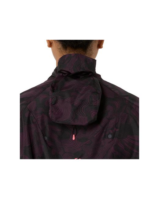 Asics Fujitrail Packable Jacket in het Black