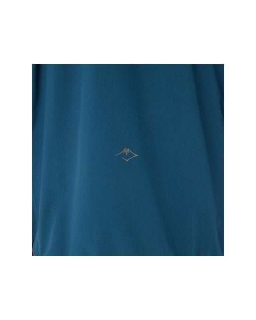 Asics Fujitrail Waterproof Jacket in het Blue voor heren