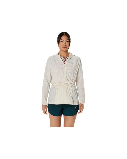 Asics White ROAD PACKABLE JACKET