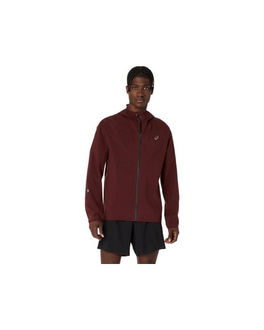Asics METARUN WATERPROOF JACKET in Red für Herren