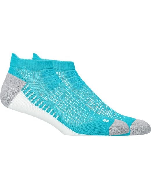 Asics Blue Performance Run Ankle Sock for men