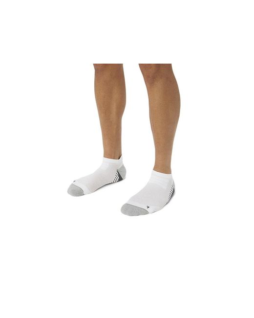 Asics White Performance Run Sock Ankle for men