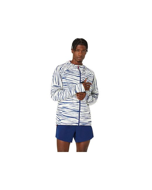 Asics Black Metarun Shibori Waterproof Jacket for men