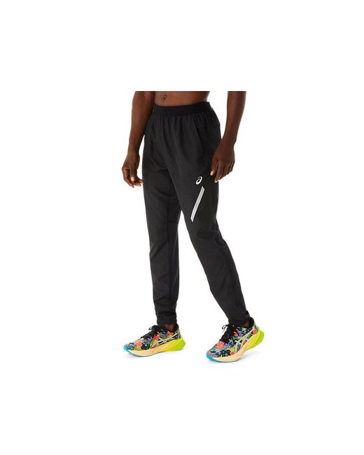 Asics Lite-Show Pant in het Black voor heren