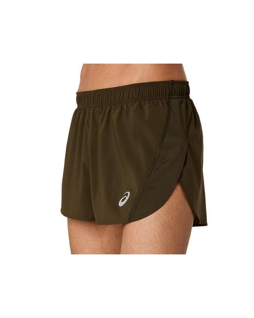 Asics Core Split Short in het Black voor heren
