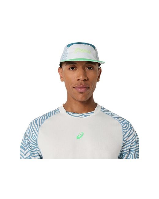Asics Black Padel Court All Over Print Ss Top for men