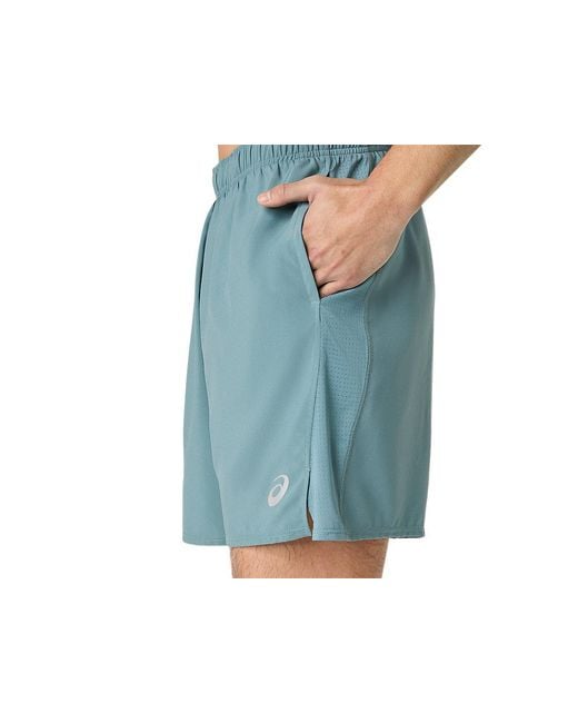 Asics Blue Icon 7In Short for men