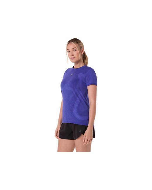 Asics Blue Road Seamless Ss Top