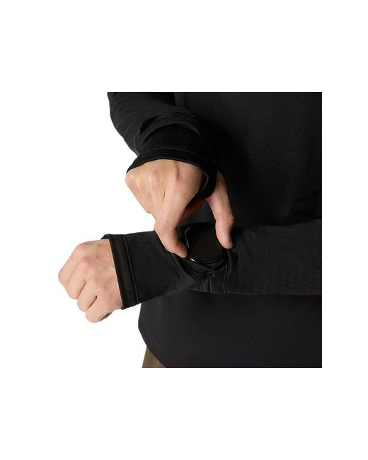 Asics Black Road Winter Ls Hoodie for men