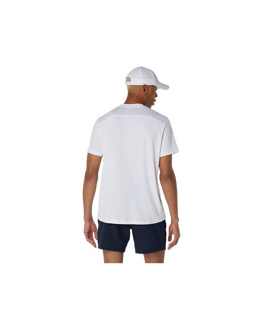 Asics Black Court Ss Top for men