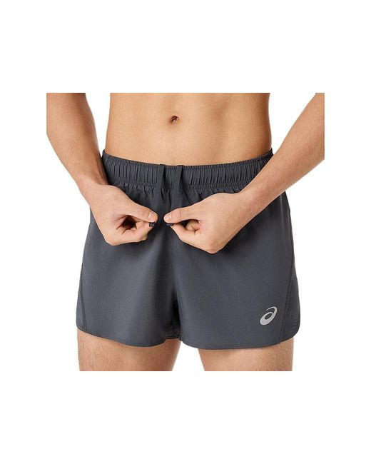 Asics Core Split Short in het Black voor heren