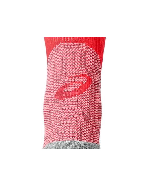Performance Run Compression Sock Asics pour homme en coloris Red