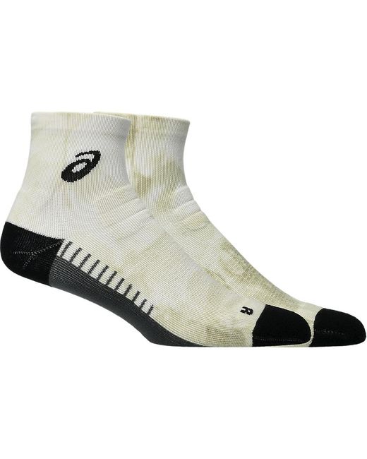 Asics Black Performance Run Quarter Sock for men