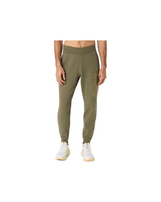Asics Black Logo Sweatpant for men