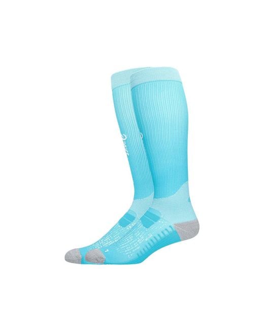 Asics Blue Performance Run Compression Sock for men