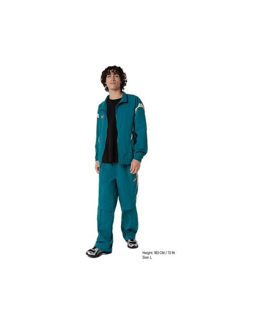 Asics Blue Sps Woven Track Pant for men