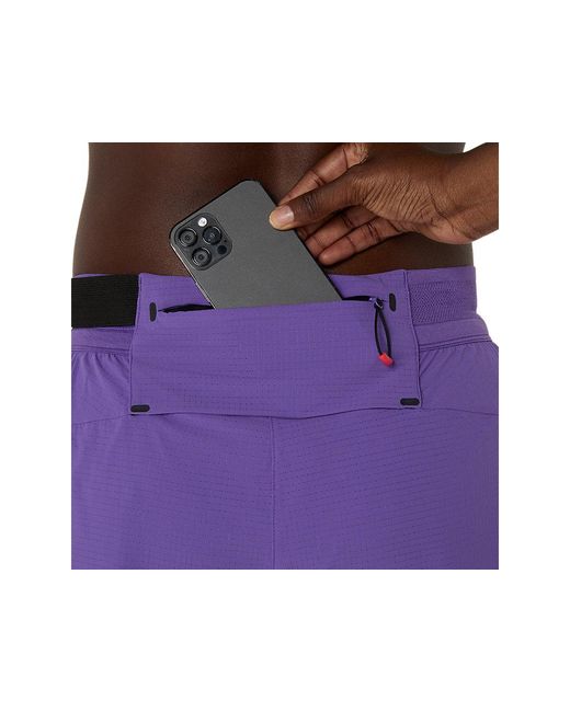 Asics Purple Metarun Split Short