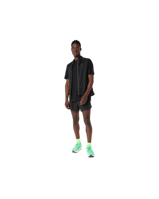 Asics Black Metarun 5In Short for men