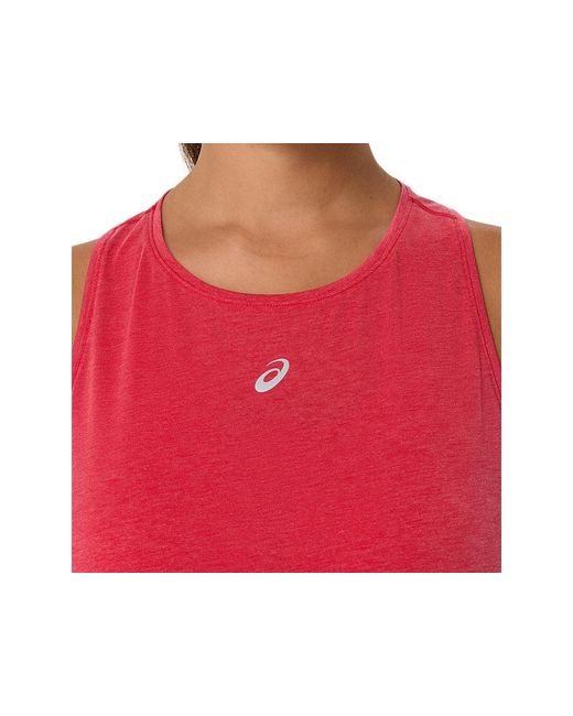 Asics Red Nagino Run Adjustable Tank