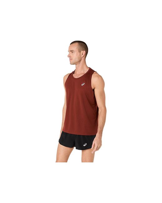 Asics Core Singlet in het Black voor heren