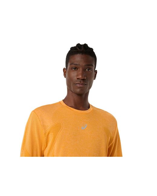 ROAD SEAMLESS LS TOP Asics de hombre de color Orange