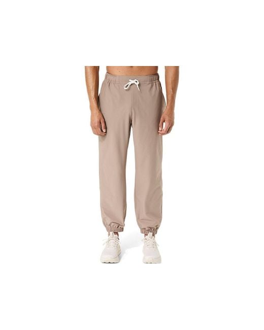 Asics Black Heritage Double Weave Pant for men