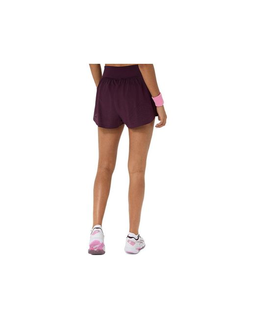 Asics Black Match Laser Cut Short