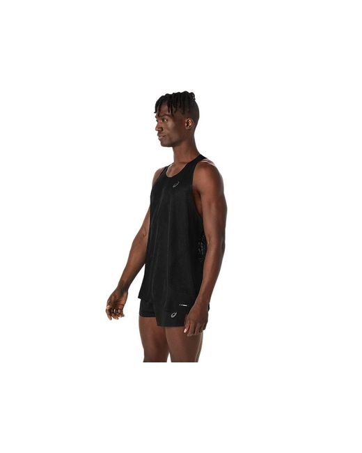 METARUN SINGLET Asics de hombre de color Black