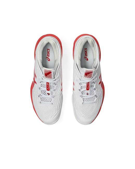 Court Ff 3 Novak Clay di Asics in Red da Uomo