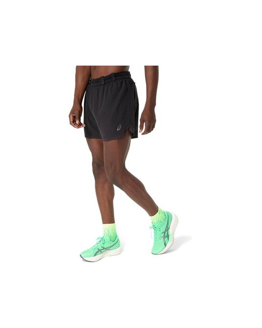 Asics Black Metarun 5In Short for men