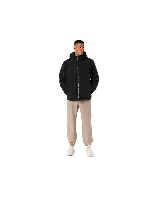 Asics Black Heritage Double Weave Pant for men