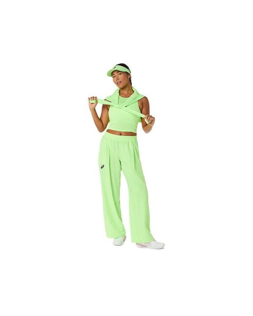 Asics Green Match Pant