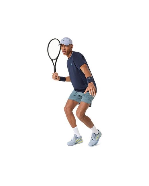 Asics Blue Game Ss Top for men