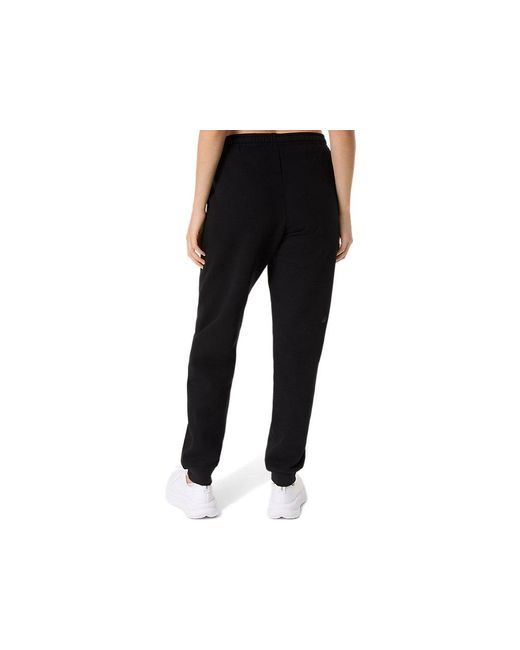 Asics Black Logo Fleece Pant