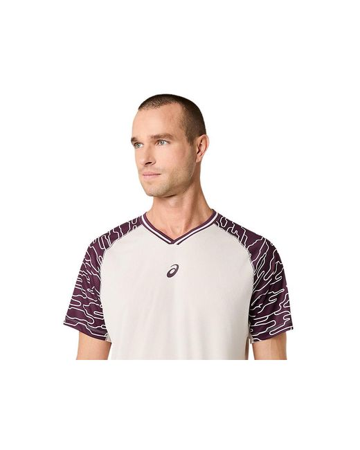 Asics Black Padel Court Ss Top for men