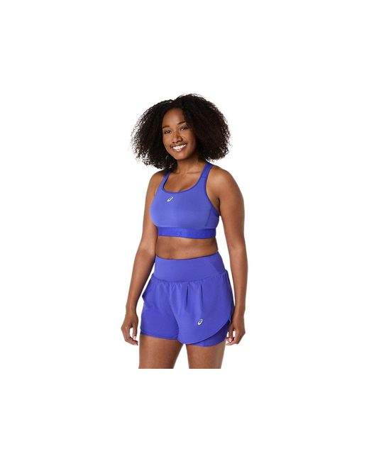 Asics Blue Road Compression Bra