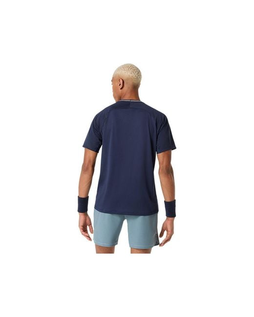 Asics Blue Game Ss Top for men