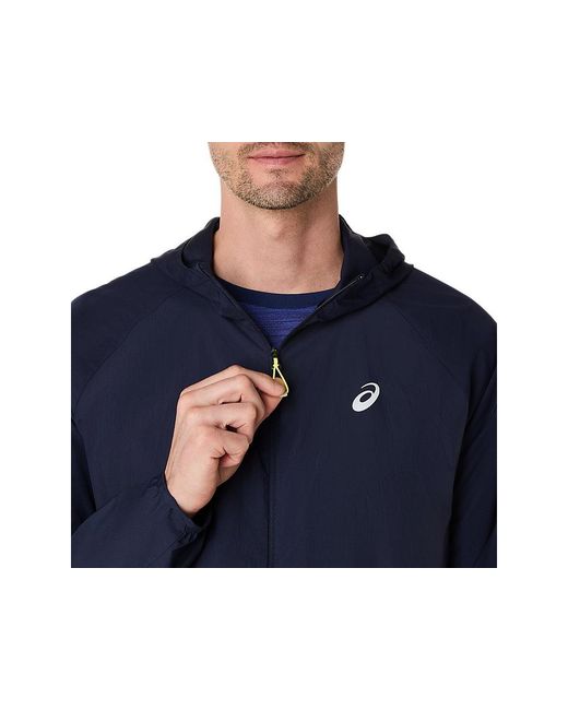 ROAD PACKABLE JACKET Asics de hombre de color Blue