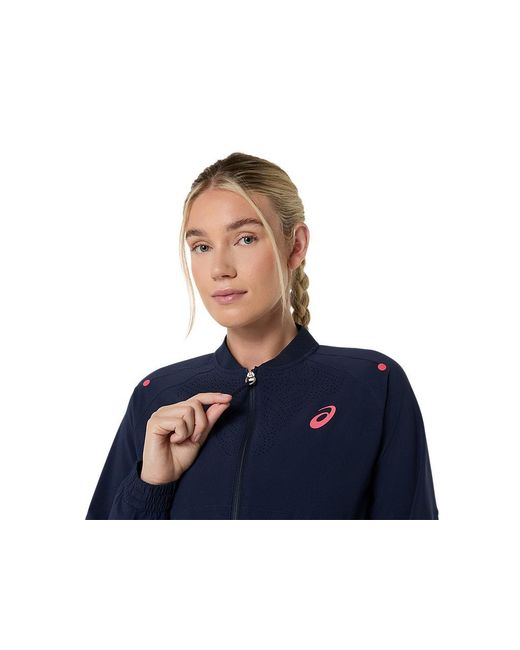Asics Blue Match Jacket