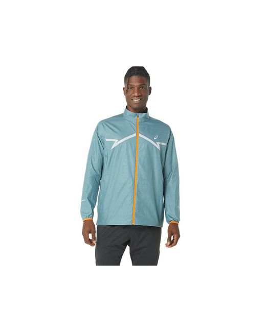 Asics Lite-show Jacket in het Blue voor heren