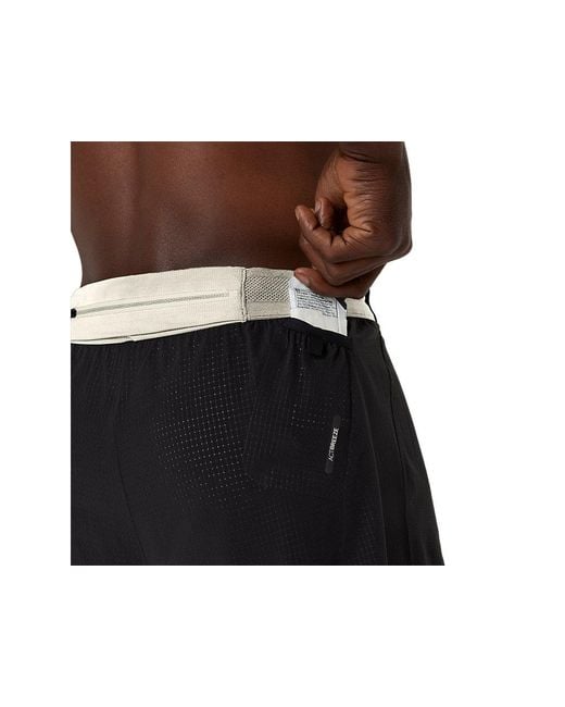 Asics Black Limited Series Metarun 4In 2-N-1 Short for men