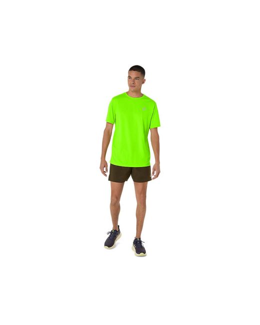 Asics Core Ss Top in het Green voor heren