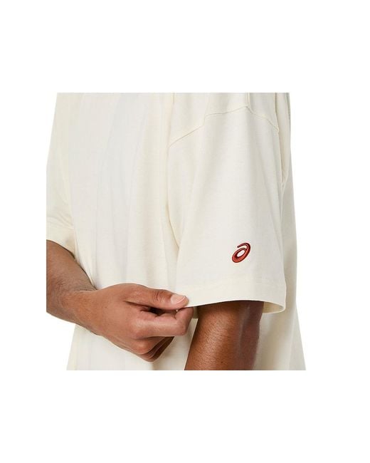 Asics White Heritage Heavy Cotton Run City Tee for men