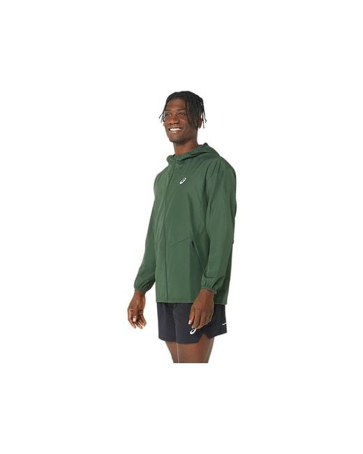Asics Green Accelerate Light Jacket for men