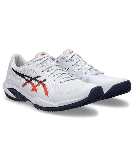 Asics White Solution Swift Ff 2 Clay for men