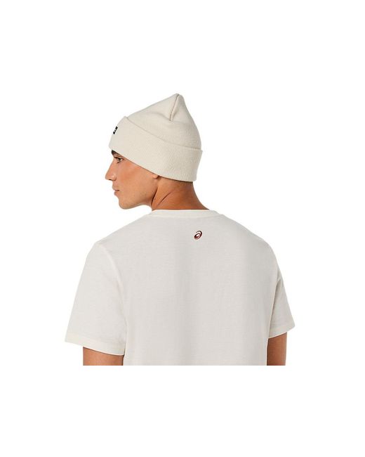 Asics Blue Chest Logo Tee for men