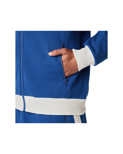 Asics Heritage Track Jacket in het Blue voor heren