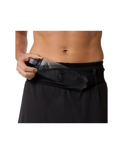 Asics Black Fujitrail Elite Short for men
