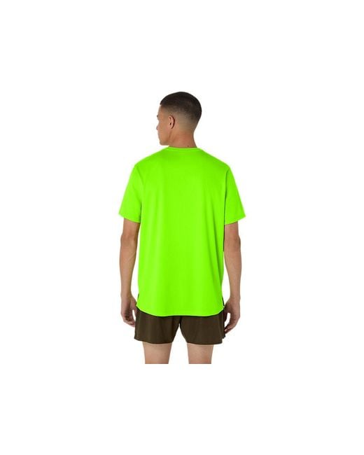 Asics Core Ss Top in het Green voor heren