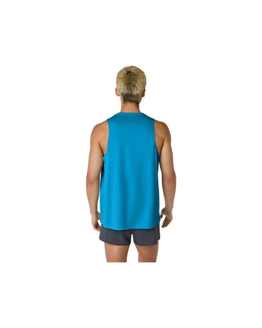 Asics Core Singlet in het Blue voor heren